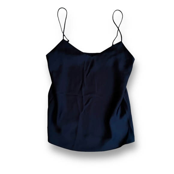 Club Monaco Kora Black Satin Cami Tank Size XS NWOT Condition - Picture 7 of 14